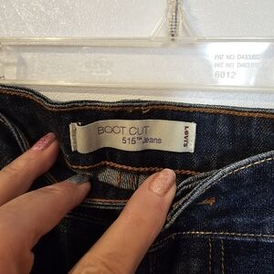 Levi's Women's Dark Indigo Boot Cut 515 Jeans